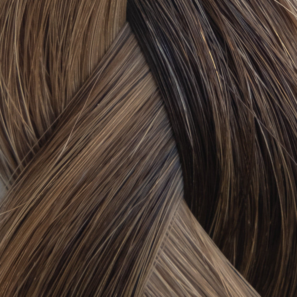 2/6 - Chocolate Brown/Warm Light Brown Mix