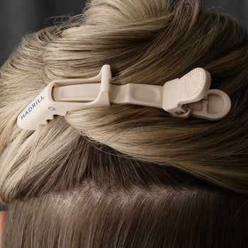  Styling Clips - 4 Pack Beige  