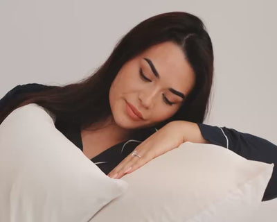 Jadore hero video — silk pillow banner